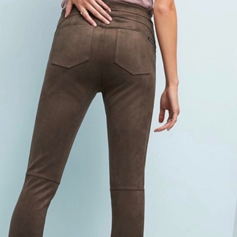 Sanctuary x Anthropologie Mona Faux Suede Stretch Leggings